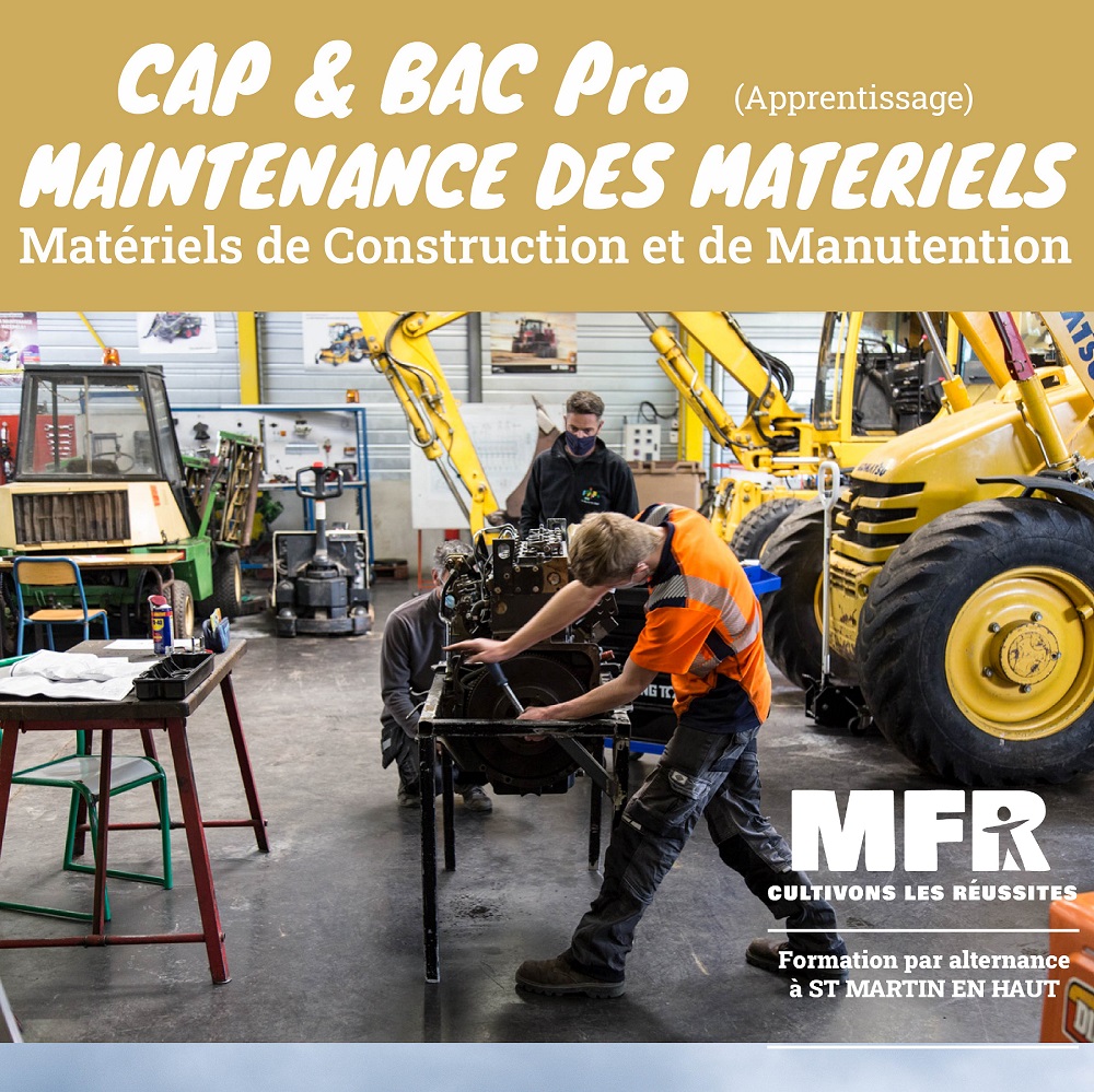 CAP Maintenance des Matériels de Manutention Construction Option B